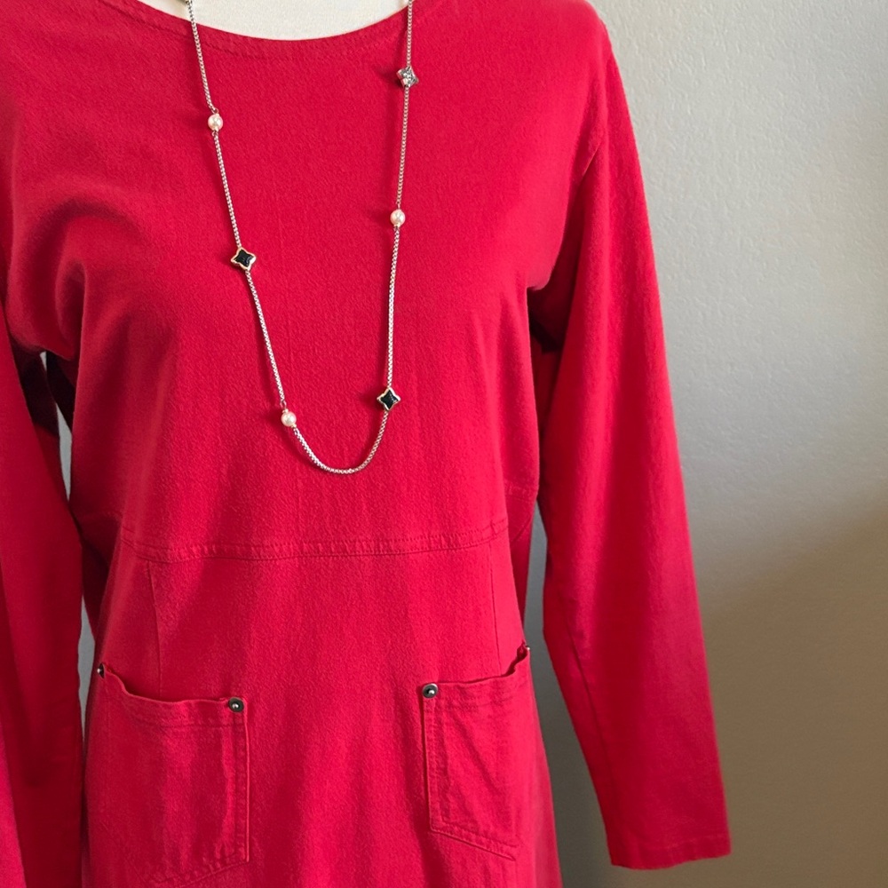 Coldwater Creek Red Maxi Dress